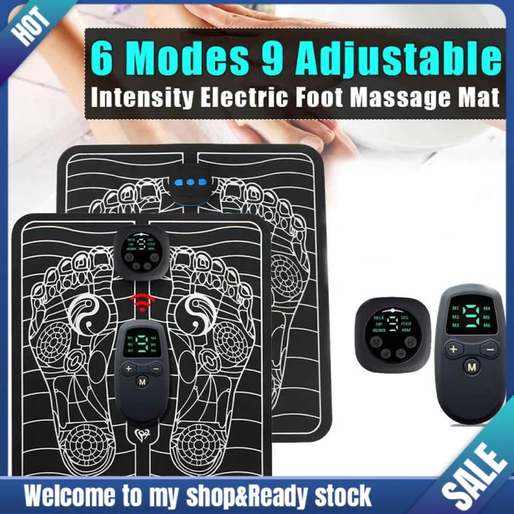 New smart EMS sole foot massager pulse acupuncture massage cushion ...