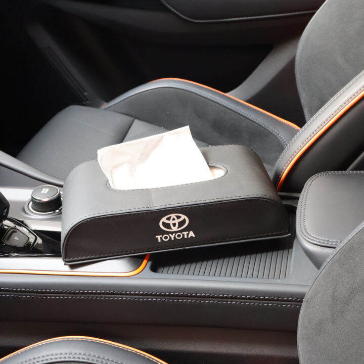 Toyota Car Tissue Holder Tissue Box Paper Towel Organizer For Toyota Corolla Camry Vios Yaris