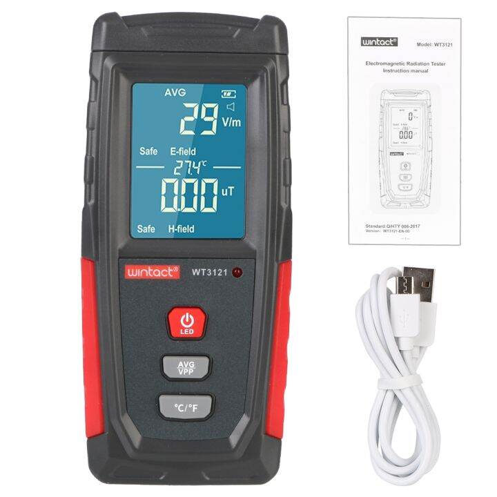 aeozad-สนามไฟฟ้า-emf-meter-เครื่องตรวจจับมือถือแบบพกพาเคาน์เตอร์เครื่องทดสอบรังสีแม่เหล็กไฟฟ้ารังสี-dosimeter-monitor-เครื่องทดสอบ