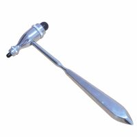 1Pcs แบบพกพา Multifunction Neurological Aluminium Reflex Hammer Healthy Check Percussion Doctor Essential