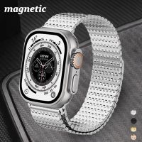 Luxury Milanese Magnetic Band For Apple Watch Ultra 49mm 8 7 45mm 41 Stainless Steel Strap For iWatch 6 5 4 3 SE 40 44mm 42 38mm Straps