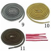 120เซนติเมตรรอบเชือกผูกรองเท้าลาย Shoestrings โพลีเอสเตอร์ Laces สตริงสายสำหรับรองเท้ากีฬารองเท้า