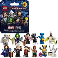 LEGO 71039 Minifigures มาร์เวลซีรีส์2, 1ใน12ตัวละครที่โดดเด่นดิสนีย์ + แสดงตัวละครที่รวบรวมในแต่ละกระเป๋าลึกลับรวมถึง Wolverine, Hawkeye, She-Hulk, Echo &amp; อื่นๆ (สุ่มเลือกสไตล์1ชิ้น)