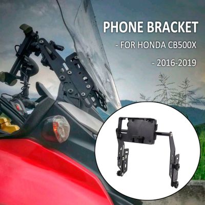 CB 500X 2016-2019 Motorcycle Phone GPS Wireless Charging Navigaton Mount Adjustable Windshield Bracket For Honda CB 500 X CB500X  Power Points  Switch