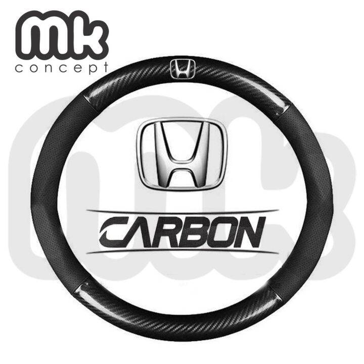 Honda Carbon Fiber Leather Car Steering Cover 100 Fit Original Lazada