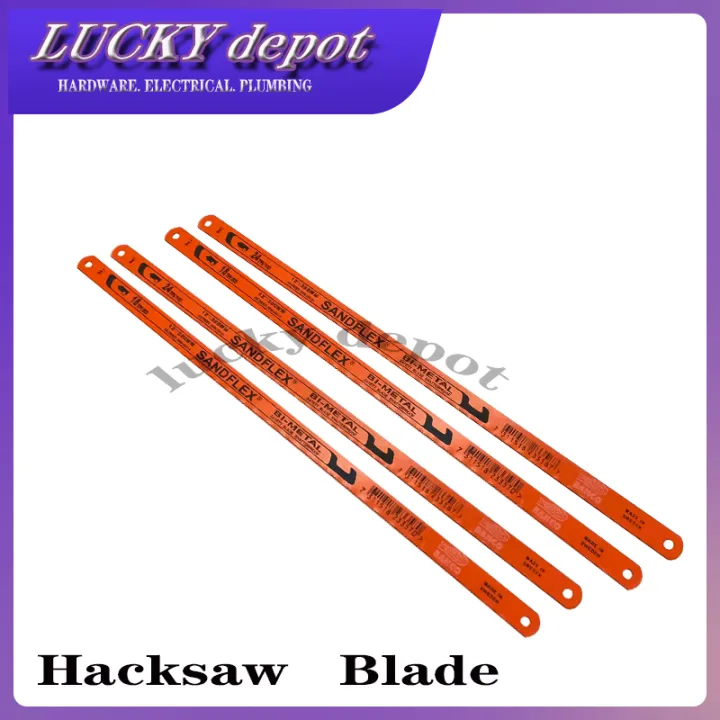 SANDFLEX HACKSAW BLADE 18 TPI/8D & 24 TPI/10D (12"/300MM) Lazada PH