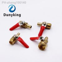 ♧ Brass Barbed ball valve 4-12 Hose Barb 1/8 1/2 1/4 Male Thread Connector Joint Copper Pipe Fitting Coupler Adapter