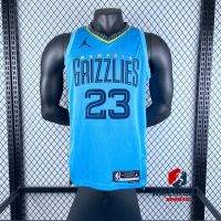 เสื้อกีฬาบาสเก็ตบอล ลายทีม Memphis Grizzlies Derrick Rose Blue Regatta 2022 23 สําหรับผู้ชาย 2023