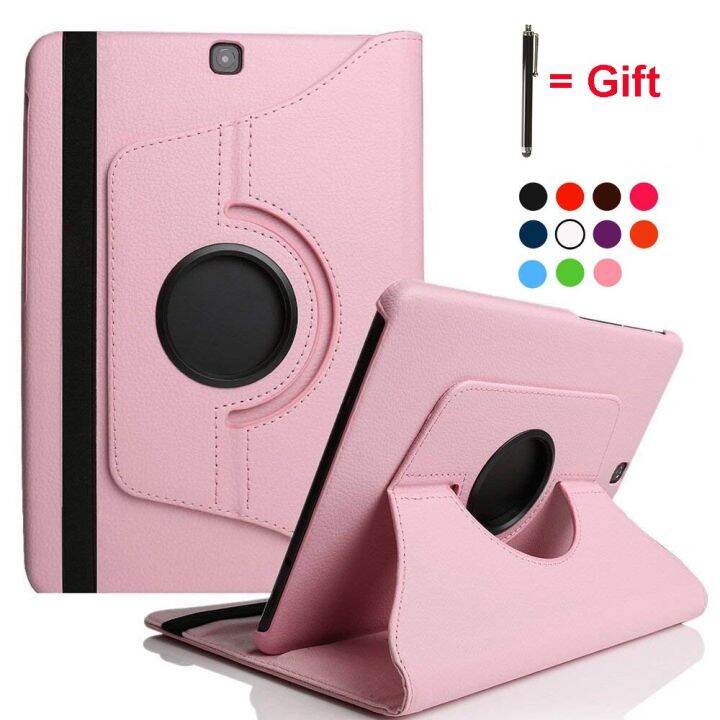 casing-tablet-สำหรับ-samsung-galaxy-tab-a-9-7-t550-t555-p550-sm-t550-sm-t555กรณีหมุนแท็บเล็ตหนัง-pu-funda-stylus-ฝาครอบกล่องดินสอ