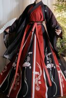 เครื่องแต่งกายคอสเพลย์ชุด Hanfu โบราณแนวฮาโลวีนสำหรับผู้ชายและผู้หญิงชุดฮาโลวีนสำหรับคู่รักการเต้นรำแบบตะวันออกผู้ชายผู้หญิง