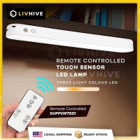 {ItalyNest shop}LivHive รีโมตชาร์จได้3 Colour LED แบบพกพา,ไฟควบคุมยูเอสบีแม่เหล็กสัมผัสหรี่แสงได้โต๊ะโคมไฟตั้งโต๊ะติดผนัง