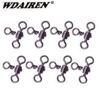 ♂✧۩ 10Pcs/lot Stainless Steel Cross Line Rolling Fishing Swivel 3 Way Fishing Line Connector Swivel 12mm/14mm/16mm/19mm/24mm