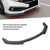 【COD】3pcs Front Bumper Lip Spoiler Carbon Fiber Style Accessory Fit for Honda Civic 2016‑2020