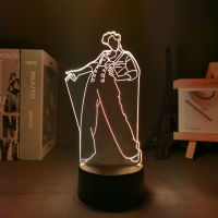 Art Abstract Harry Figure 3D Night Light Touch Projection Style Display Suitable For Gifts Children Room Decoration Bedside Lamp Night Lights
