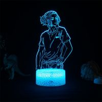 Manga Tokyo Revengers Mikey 3d Light Led Lamp for Child Bedroom Decor Night Light Birthday Gift Room Table Anime Tokyo Revengers