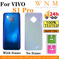 ฝาหลังใหม่สำหรับ Vivo S1 Pro S1Pro ฝาหลังปิดโทรศัพท์ชิ้นส่วนอะไหล่ฝาหลังปลอกหุ้มช่องหลัง