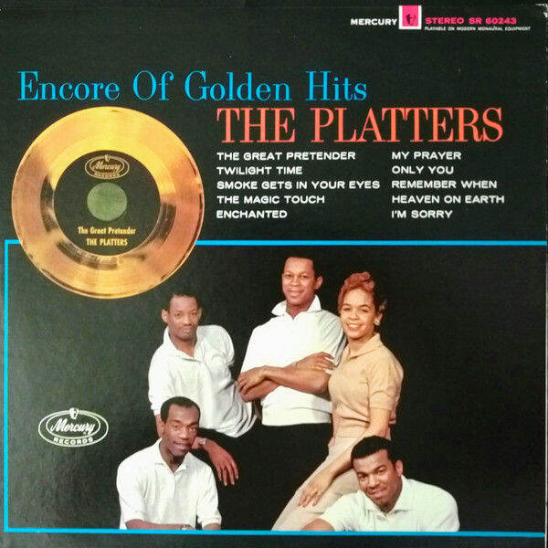 The Platters Encore Of Golden Hits LP Record Vinyl Plaka (B14