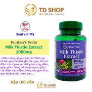 Viên uống tăng cường chức năng gan Milk Thistle Extract 1000mg 180 viên