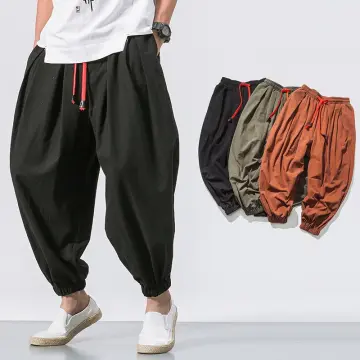 Spring/Summer Women's Solid Color Cotton Comfortable Casual Pants Fashion  Drawstring Elastic Waist Harlen Pants - China Pants and Women Pants price