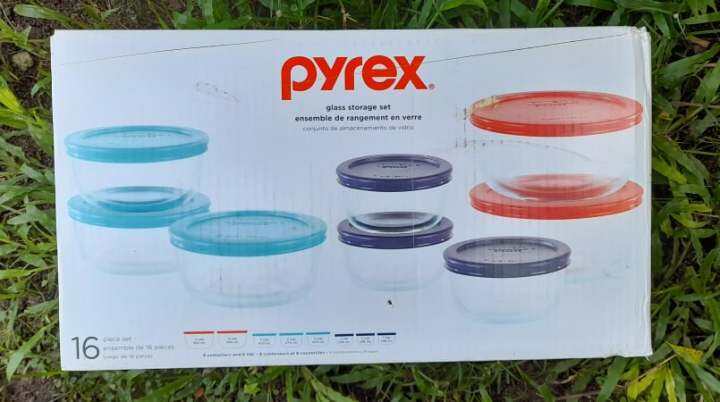 Pyrex Store Meal Prep Glass Food Storage Containers 16 piece | Lazada PH