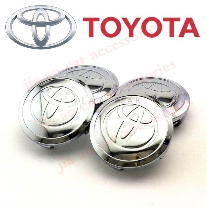 4pcs 57mm 2.2'' Car Wheel Center Hub Caps Covers for Toyota Prius Vios