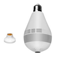 WiFi Camera Light Bulb Camera Wireless 360 Degree Panoramic IP Camera 960P LED Light Camera Motion Detection Remote Floodlight