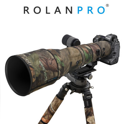 ROLANPRO เสื้อกันหนาวลายทหารเลนส์กันน้ำสำหรับ Nikon Z 800มม. F6.3 VR S เคสโทรศัพท์กันกระแทกเลนส์ที่บังฝน
