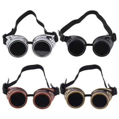 Cosplay Men Women Gothic Steampunk Goggles Sunglasses Welding