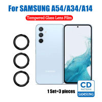 กล้องโลหะตัวป้องกันเลนสสำหรับ Samsung Galaxy A14 5G A34 A54จอกระจกนิรภัยสำหรับ Protictive A14 A34 M54 A54