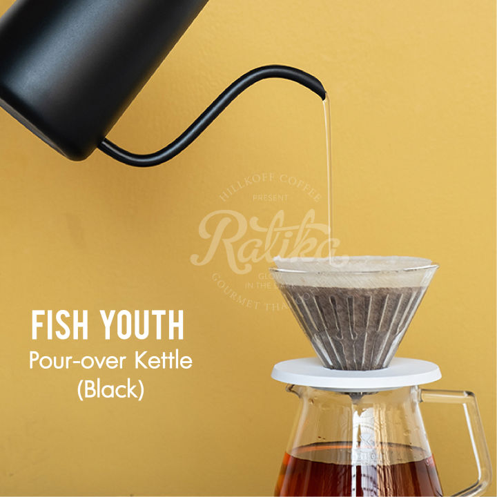 ratika-time-more-fish-youth-pour-over-kettle-700-ml-black-white