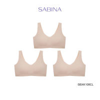 ?สุดพิเศษ BRALESS เสื้อชั้นใน Seamless (Set 3 ชิ้น) (ไม่มีโครง) รุ่น Soft Collection รหัส SBXK108CL สีเนื้ออ่อน สุดฮอต!