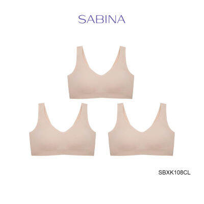 🌟สุดพิเศษ BRALESS เสื้อชั้นใน Seamless (Set 3 ชิ้น) (ไม่มีโครง) รุ่น Soft Collection รหัส SBXK108CL สีเนื้ออ่อน สุดฮอต!