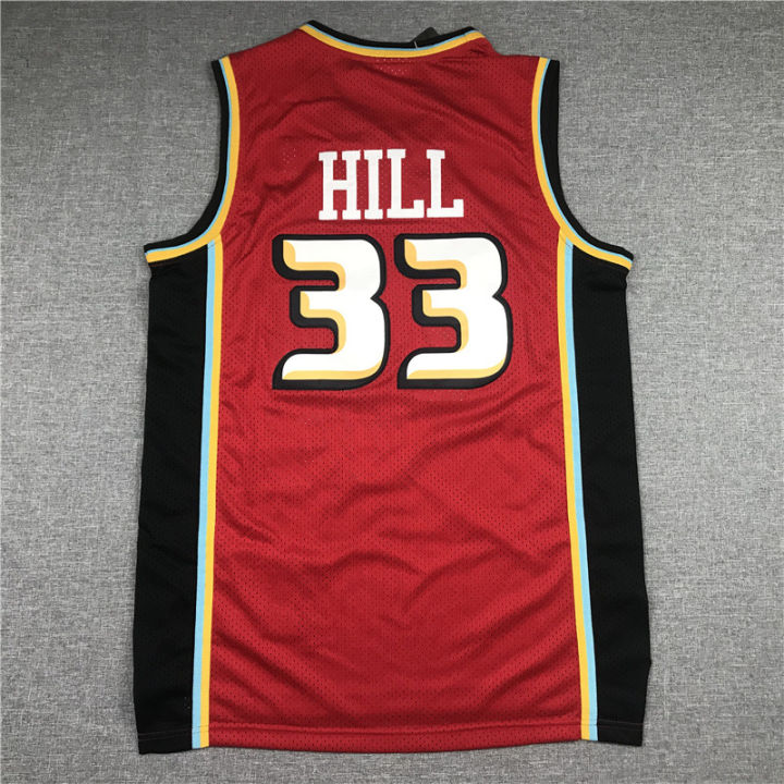 เสื้อยืดบาสเก็ตบอล-nba-ปักลายทีมลูกสูบ22-23-hill-10-11-11-ชุดบาสเก็ตบอล