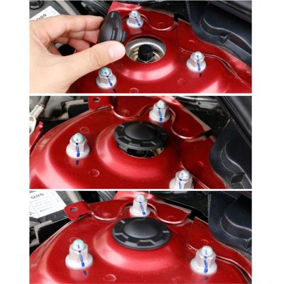 ：》{‘；； 2PCS Car Shock Absorber Trim Protection Cover Waterproof Dustproof Cap For Mazda 3 CX-5 CX-4 CX-8 Accessories