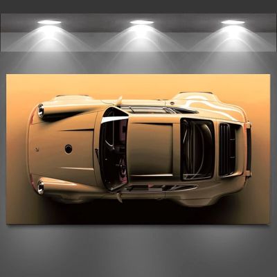 Modern Luxury กีฬารถ Porsche 911ภาพวาดผ้าใบ Racing Supercar โปสเตอร์และพิมพ์ Wall Art สำหรับ Room Home Office ตกแต่ง New