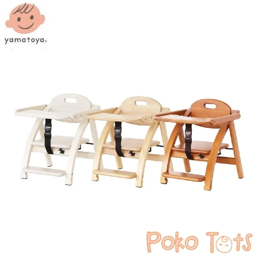 Yamatoya Arch Low Chair III Plus Table Kursi Makan Anak Kayu Baby