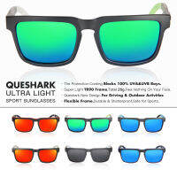 QUESHARK ผู้หญิงผู้ชาย HD TR90แว่นกันแดดโพลาไรซ์ขี่จักรยานกีฬาสแควร์ MTB จักรยานแว่นตาขี่กระจกถนนจักรยาน Glasses