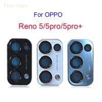 เลนส์กระจกกล้องหลังพร้อมกรอบสำหรับ OPPO Reno 5 Pro Plus