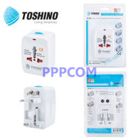 Toshino ปลั๊ก Travel Adapter 4 in 1 รุ่น DE-204 / DE-205 / DE-206 ปลั๊กแปลงขาทั่วโลก