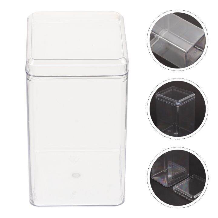 ♟ 5pcs Convenient Small Transparent Cartoon Figure Box Action Figure