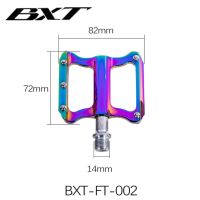 ถนนคันเหยียบจักรยานแพลตฟอร์มที่เหยียบจักรยาน Mtb กันลื่นลูกปืนอัลลอยน้ำหนักเบาคันเหยียบแบนการจับที่ดีและลงเขา