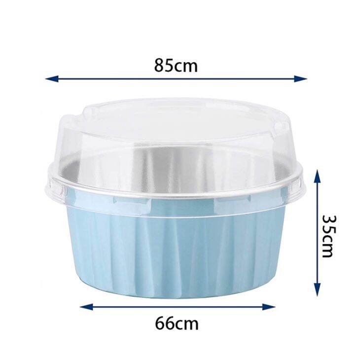 100pcs-5oz-125ml-disposable-cake-baking-cups-muffin-liners-cups-with-lids-aluminum-foil-cupcake-baking-cups