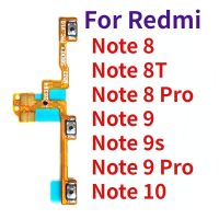 ปุ่มปรับระดับเสียงเปิดปิดปุ่มสายเคเบิลงอได้สำหรับ Xiaomi Redmi Note 8 8T 9 9S 10 Pro 5G