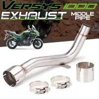 For Kawasaki Versys 1000 SE KLZ1000 Versys1000 2019 2020 2021 Exhaust Muffler Escape Catalytic Delete Modified Middle Link Pipe