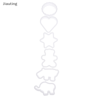 Jiauting 6pcs Cookie cutters การ์ตูนสัตว์รูปร่าง DIY บิสกิตแม่พิมพ์ทำด้วยมือ