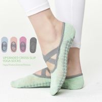 【YD】 Ladies Socks Anti-Slip Cotton Pilates Ballet Barefoot Exercise Floor Bandages Dispensing