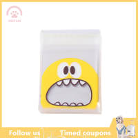 【SHZTGM】 100pcs ถุงพลาสติกโปร่งใส Candy Cookie self adhesive POUCH สำหรับงานปาร์ตี้