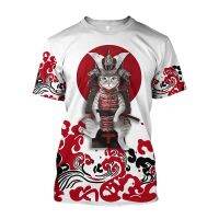 Panlalaking T-Shirt Buddhist at Oni Mask Tattoo 3D All Over Print Summer Harajuku Casual Short Sleeve T-Shirt Unisex s