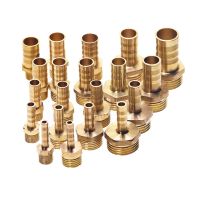 4mm-12mm Brass Pipe Fitting Hose Barb Tail 1/8" 1/4" 1/2" BSP Male Connector Joint Copper Pipe Coupler Adapter Gas Joint Valves