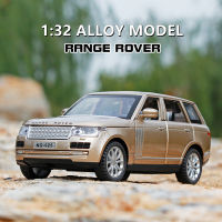 1:32 Range Rover SUV Alloy Car Model Diecasts Metal Toy Car Vehicles Model Simulation Sound Light Collection Childrens Toy Gift